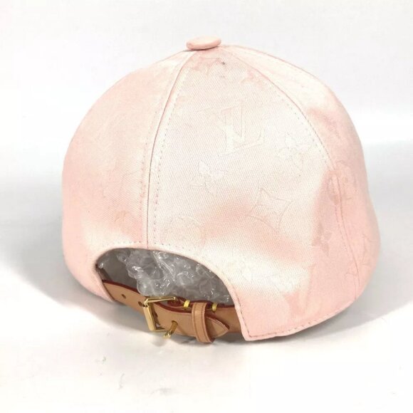 LOUIS VUITTON M7089L Monogram Cap-LV First hat cap baseball cap cotton pink - Picture 11 of 12